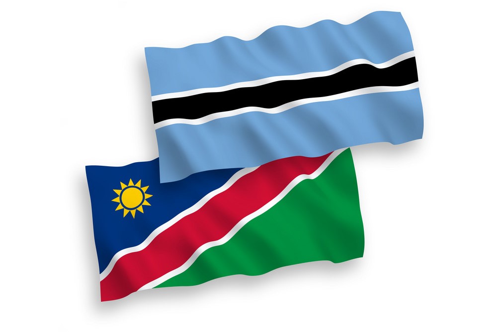 flags-of-republic-namibia-and-botswana-vector-43543696